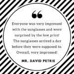 Custom Sunglasses – Happy Customer Stories customer review