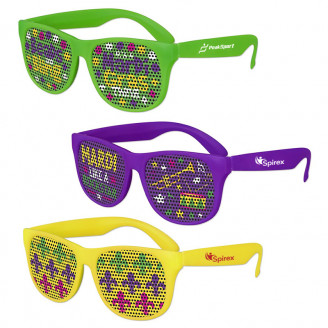 Mardi Gras Art Pinhole Sunglasses