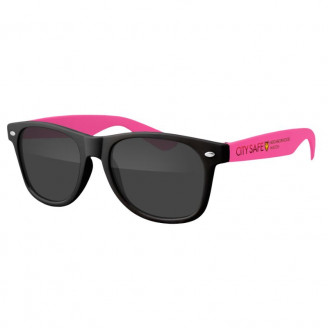 Two Tone Retro Vibes Black Frame Sunglasses Two Tone Retro Vibes Black Frame Sunglasses