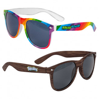 Kalani Rainbow/Wood Sunglasses