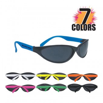 1 Day | Wave Rubberized Sunglasses w/ 7 Colors