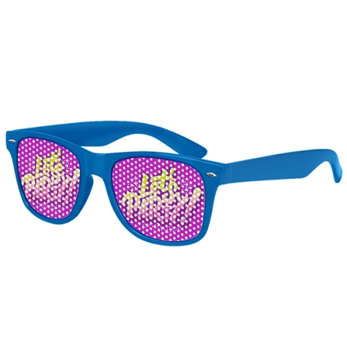 Lens Printed Retro Sunglasses