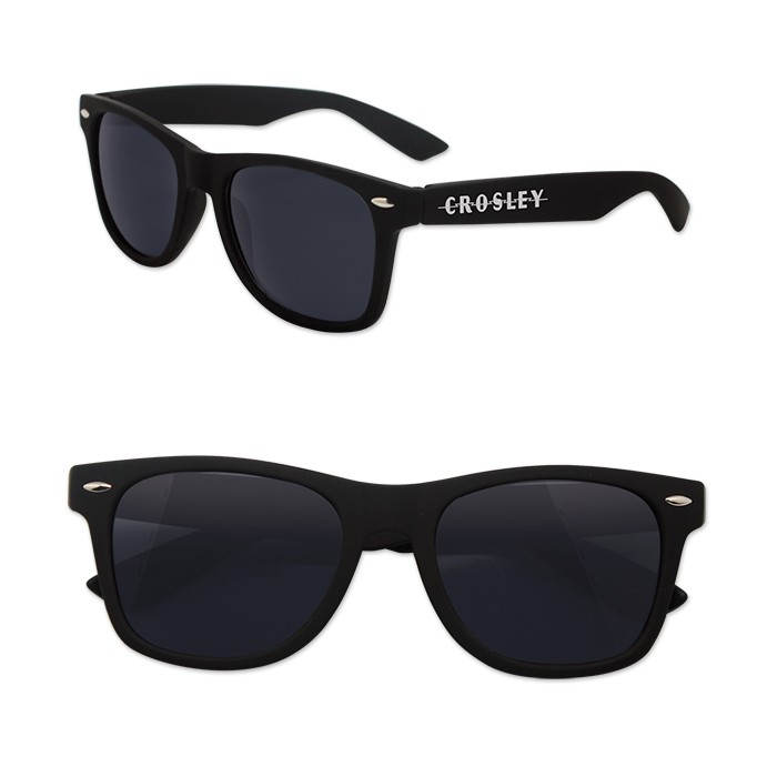 Custom Printed Rubber Touch Oahu Sunglasses - Black