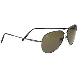 Serengeti Medium Aviator Imprinted Sunglass